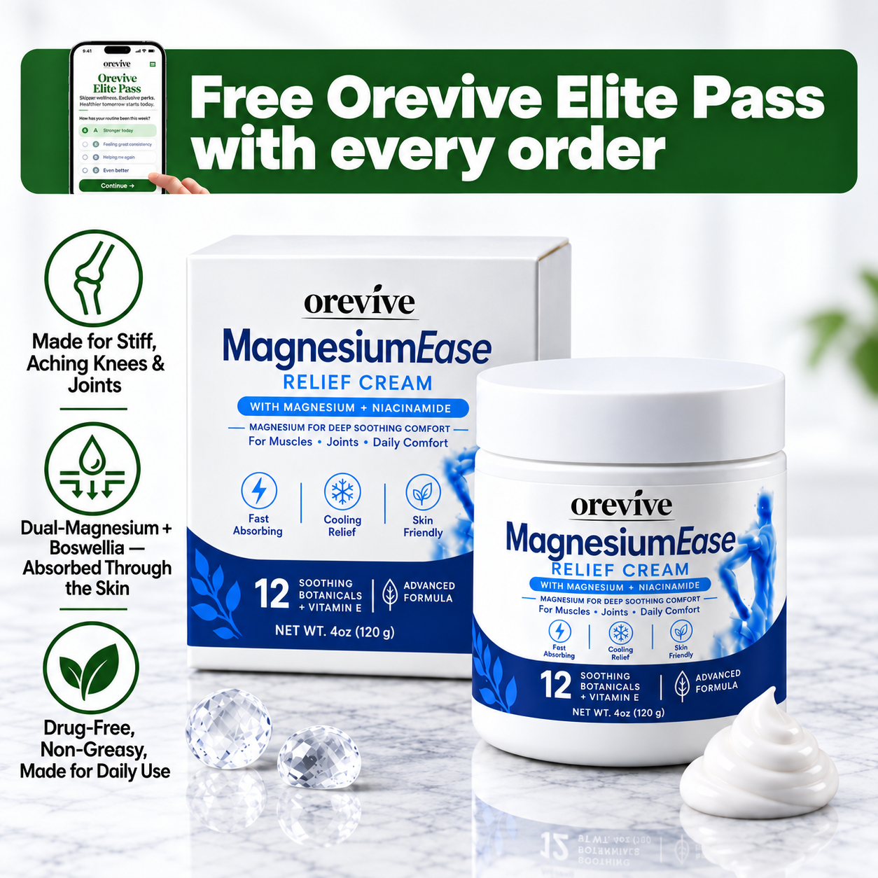 Orevive™ MagnesiumEase-Creme