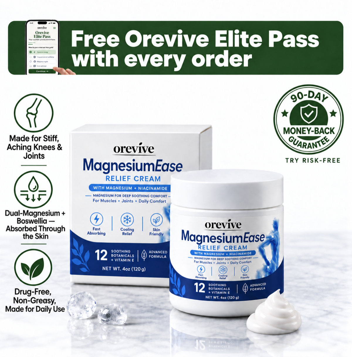Orevive™ MagnesiumEase-Creme