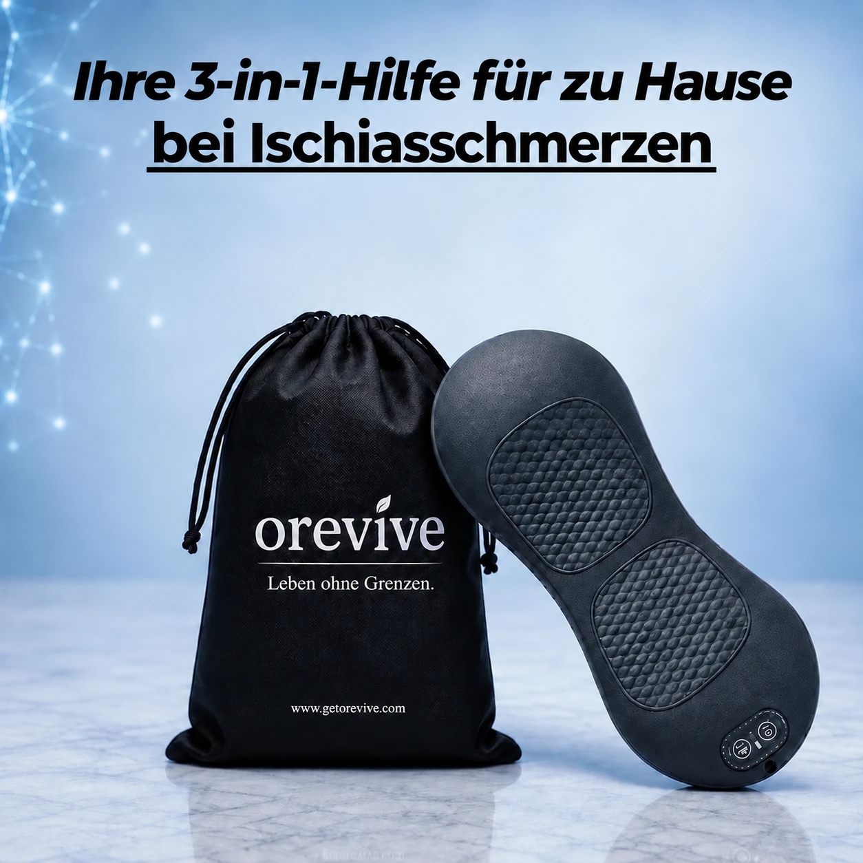 Orevive SpineEase: 3-in-1-Hilfe bei Ischiasschmerzen