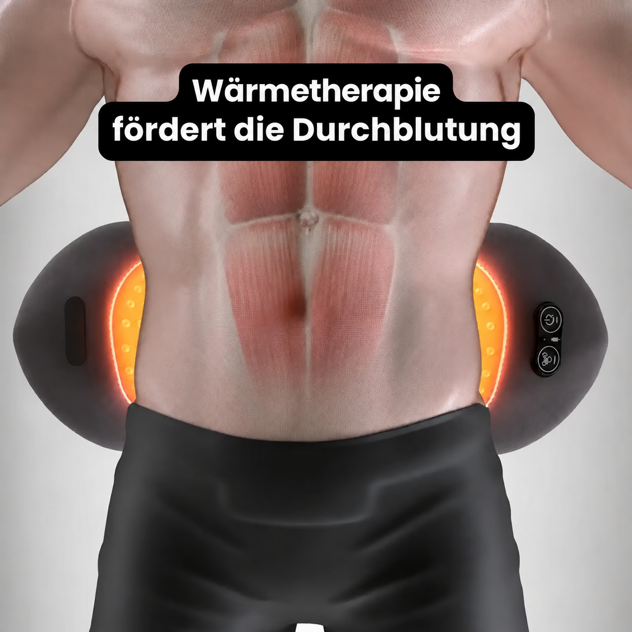 Orevive SpineEase: Wärmetherapie fördert die Durchblutung