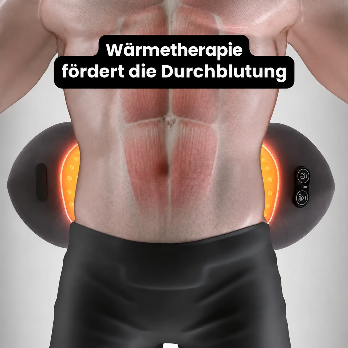 Orevive SpineEase: Wärmetherapie fördert die Durchblutung